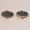 Support cabochon rond 18 mm Acier Inoxydable 2 Anneaux
