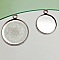 Support cabochon rond 14 mm Acier Inoxydable N&deg;05 Anneau Ferm&eacute;