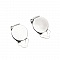 Supports Boucles d'oreilles Clips Plateau N&deg;06 x 10 Paires