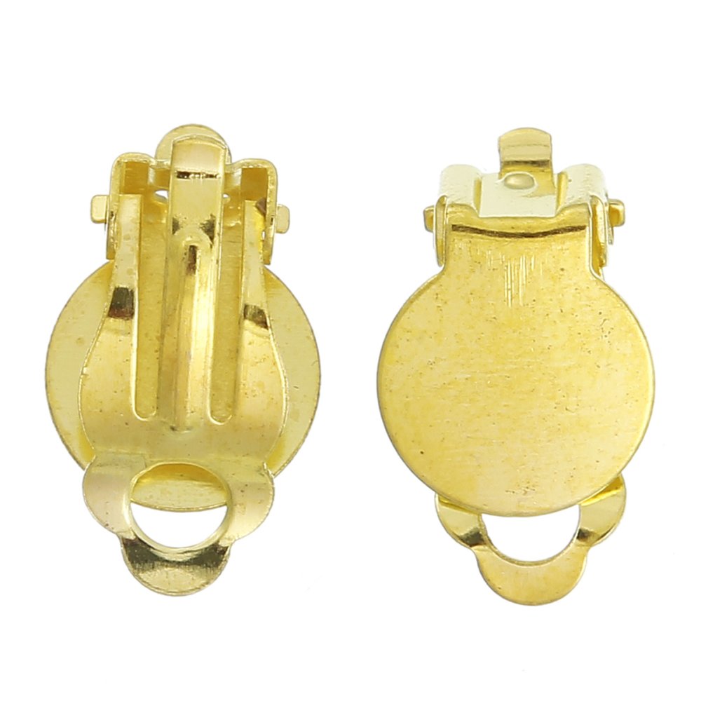 Supports Boucles d'oreilles Clips Plateau N&deg;04 x 1 Paire
