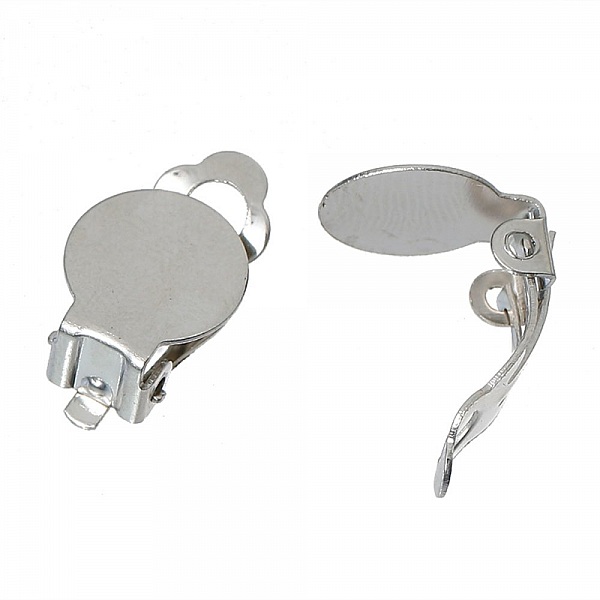 Supports Boucles d'oreilles Clips Plateau N&deg;04 x 5 Paires