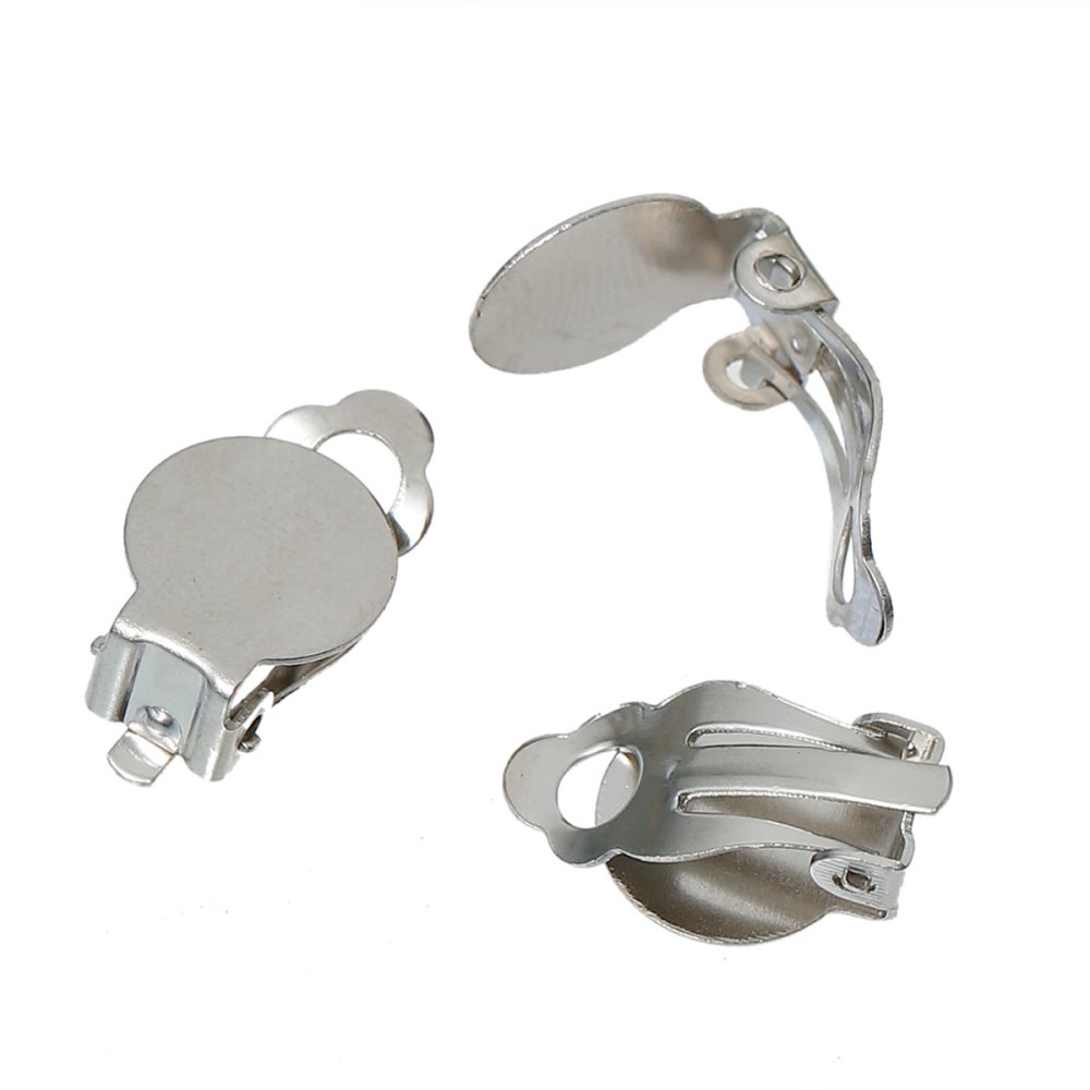 Supports Boucles d'oreilles Clips Plateau N&deg;04 x 5 Paires