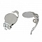 Supports Boucles d'oreilles Clips Plateau N&deg;04 x 10 Paires