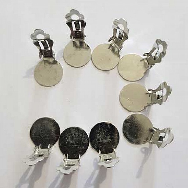 Supports Boucles d'oreilles Clips Plateau N&deg;01 2&eacute;me Choix x 5 Paires