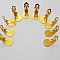 Supports Boucles d'oreilles Clips Plateau N&deg;01 2&eacute;me Choix x 20 Paires Dor&eacute;