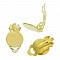 Supports Boucles d'oreilles Clips Plateau N&deg;04 x 15 Paires