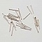 Tige / clou 15mm &agrave; t&ecirc;te plate argent Vieilli x 10 pi&egrave;ces