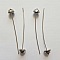 Tige / clou 52mm &agrave; t&ecirc;te boule fantaisie N&deg;03 argent Vieilli x 1 pi&egrave;ce