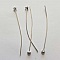Tige / clou 54mm &agrave; t&ecirc;te boule fantaisie N&deg;04 argent Vieilli x 1 pi&egrave;ce