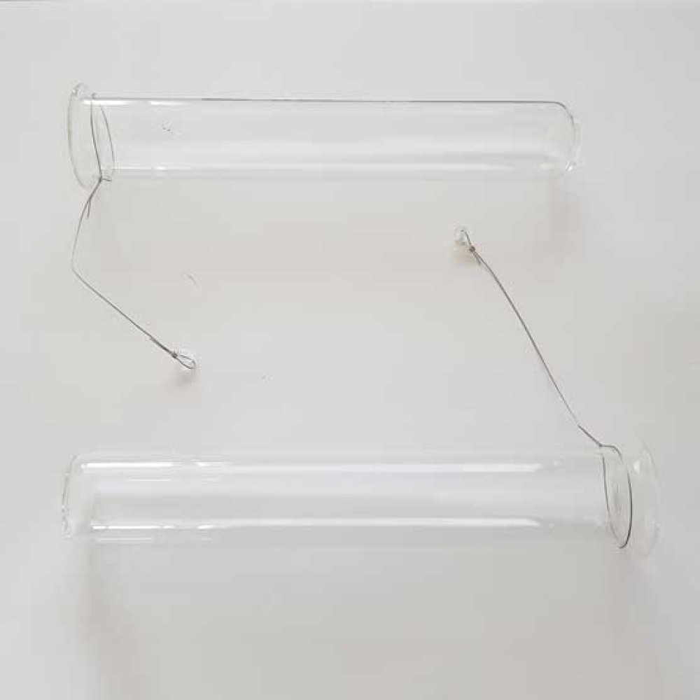 Tube &agrave; Essai - Eprouvette Verre transparent 2,5cm x 15cm