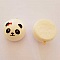 T&ecirc;te De Panda Fille N&deg;02 N&oelig;ud Rouge Style Mousse