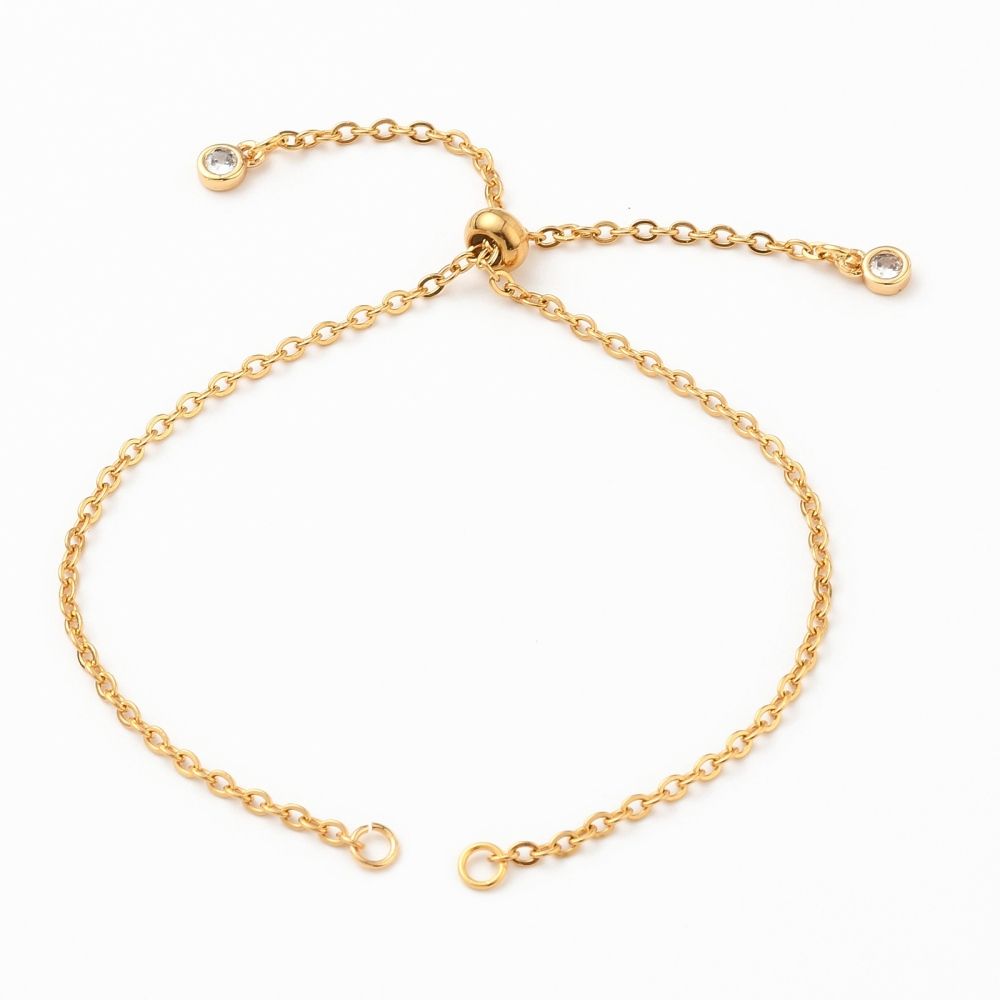 Bracelet Coulissant Acier Inoxydable Chaine N&deg;02