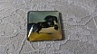 cabochon carr&eacute; en verre 30mm 029 