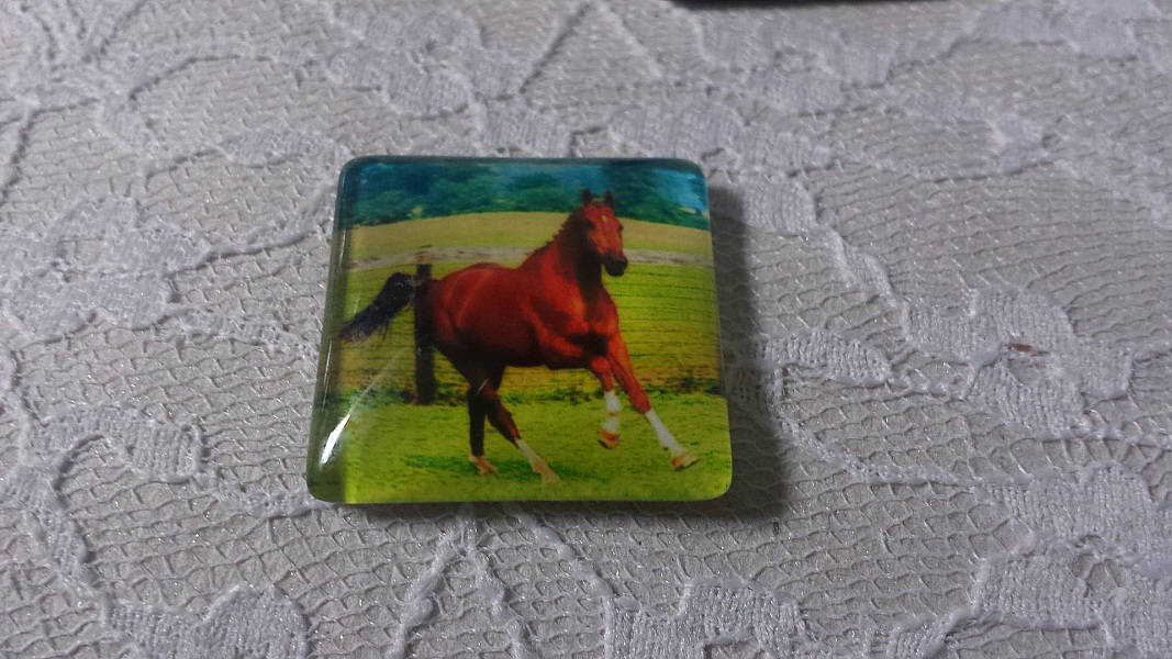 cabochon carr&eacute; en verre 30mm 027 