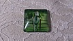 cabochon carr&eacute; en verre 30mm 026 