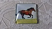 cabochon carr&eacute; en verre 30mm 009 