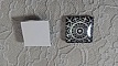 cabochon carr&eacute; en verre 25mm 013 
