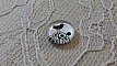 cabochon rond en verre 10mm oiseaux 018 