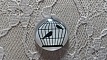 cabochon rond en verre 10mm oiseaux 009 