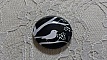 cabochon rond en verre 25mm oiseaux 021 
