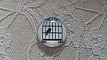 cabochon rond en verre 20mm oiseaux 015 
