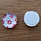 cabochon rond en verre 10mm divers 008