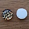 cabochon rond en verre 10mm divers 011