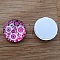 cabochon rond en verre 14mm divers 008