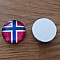 cabochon rond en verre 18mm divers 009