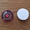 cabochon rond en verre 20mm divers 029