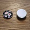 cabochon rond en verre 20mm divers 033