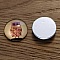 cabochon rond en verre 16mm divers 006