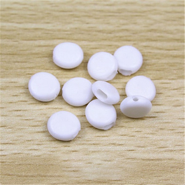 kit 20 Bandes &eacute;lastiques cordon Blanc avec Boucle R&eacute;glable attache pour Masque..