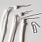 kit 20 Bandes &eacute;lastiques cordon Blanc avec Boucle R&eacute;glable attache pour Masque..