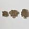 lot de 3 breloques chouettes N&deg;36 &eacute;maill&eacute;s