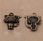 lot de 5 breloques chats en m&eacute;tal bronze-N&deg;01 Pendentif Chat 