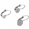 support acier inoxydable boucle d'oreille 08 mm N&deg;08