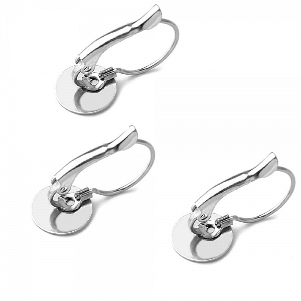 support acier inoxydable boucle d'oreille 08 mm N&deg;08