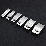 Fermoir clip griffe pour cuir 06 mm de large Bross&eacute;