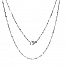 Collier N&deg;06-01 en acier inoxydable maille for&ccedil;at de 45.5 cm