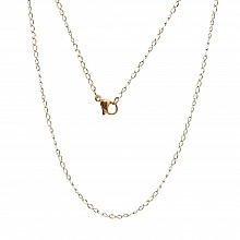Collier N&deg;07 en acier inoxydable maille cheval de 45 cm