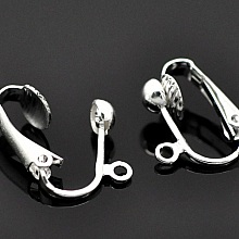 Support Boucle d'oreille Clip N&deg;02 x 1 Paire