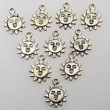 Breloque Soleil N&deg;02 X 10