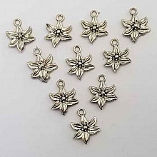 Breloque Fleur m&eacute;tal N&deg;001 x 15