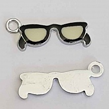 Breloque Lunette N&deg;01 par 2 pi&egrave;ces