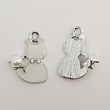 Breloque Chat N&deg;14 X 5 Pi&egrave;ces