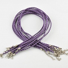 1 Cordon tress&eacute; N&deg;07 - Support Collier 3 mm de diam&egrave;tre