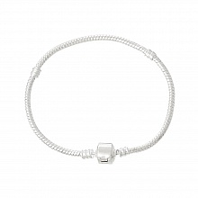 Bracelet Europ&eacute;en Clip 20cm fermoir Lisse