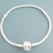 Bracelet Europ&eacute;en Clip 15cm fermoir Love