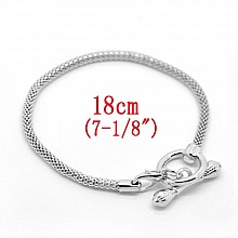 Bracelet Europ&eacute;en Toggle 18cm